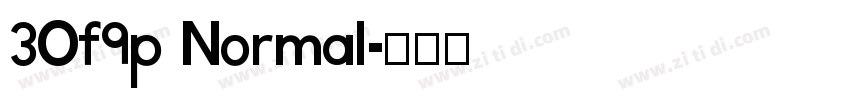 3Of9p Normal字体转换